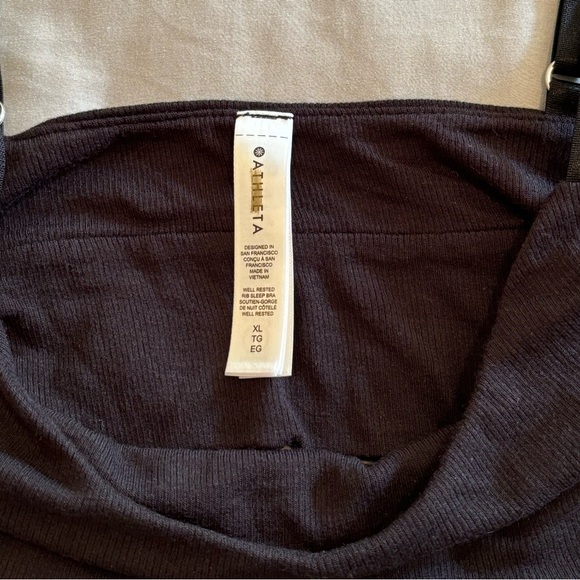 🆕Athleta Well-rested Rib Sleep Bra Size XL - Picture 8 of 12